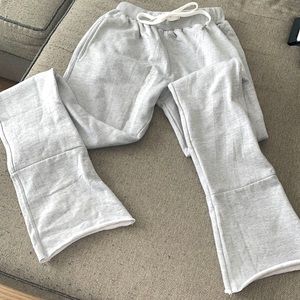 Grey sweats with wide bottom (2021)